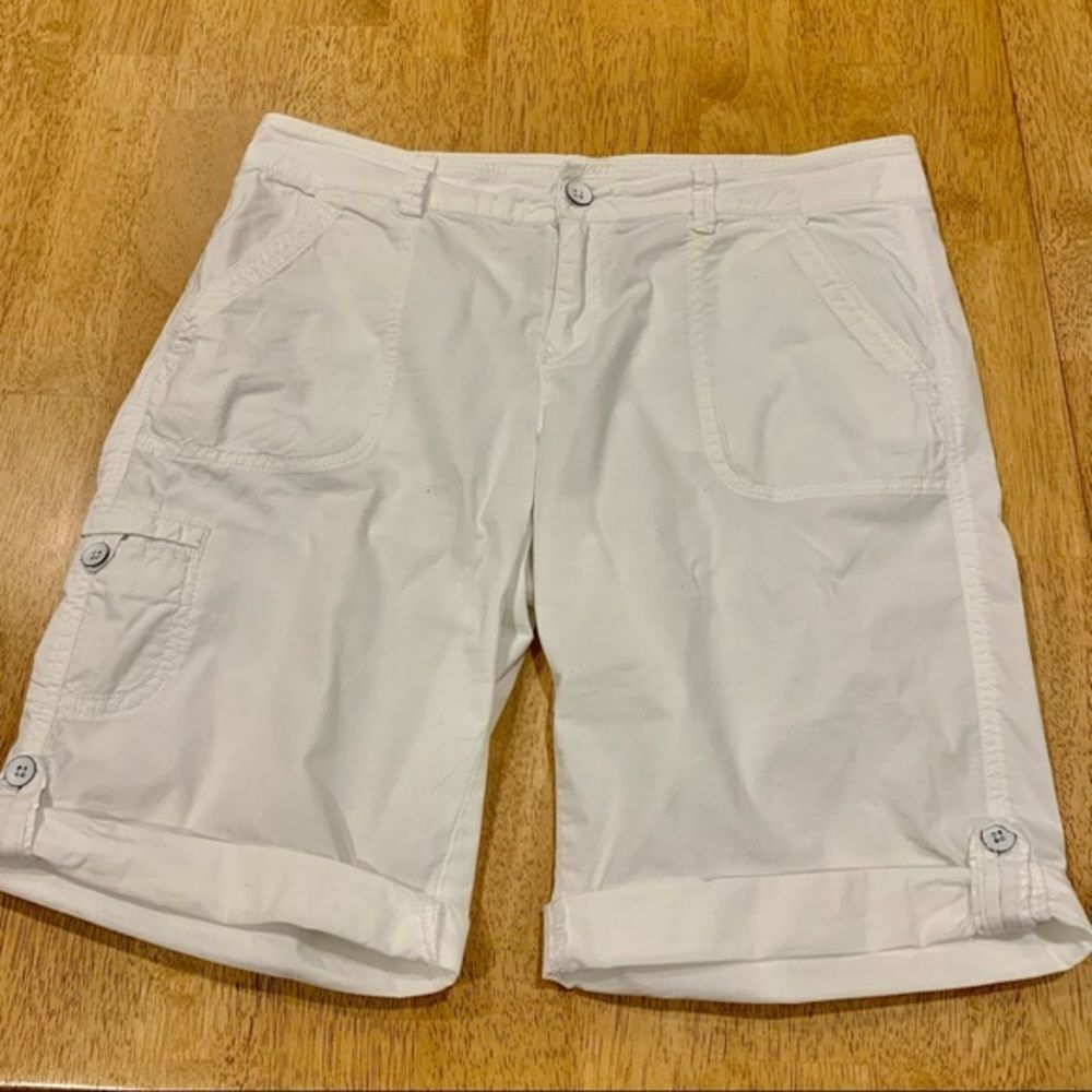 LOFT White‎ Cotton Shorts 4